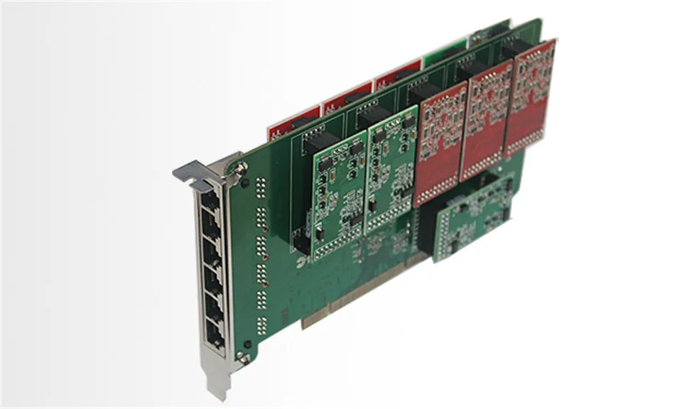 Горячие продажи 20 портов pci-express звездочка FXO FXS карты Elastix Trixbox freeSWITCH УАТС