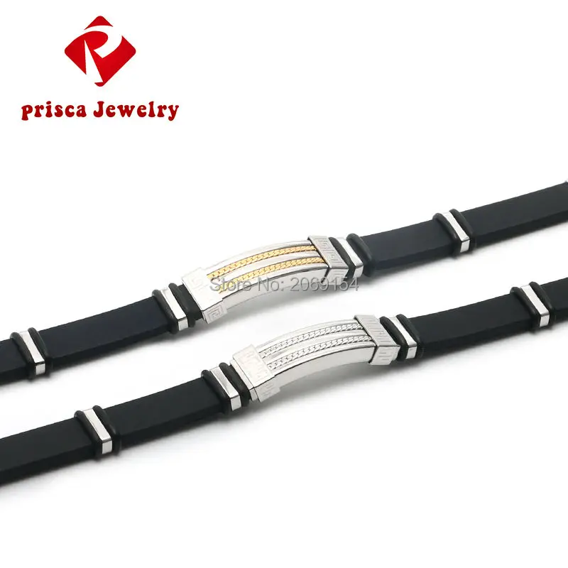 Браслет мужской из нержавеющей стали модное Ювелирное Украшение под золото