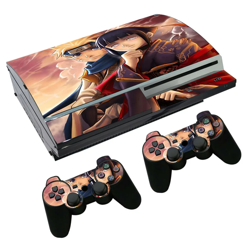 Аниме Наруто кожи Стикеры наклейка для PS3 жира Игровые приставки 3 консоли и контроллеры для PS3 скины Стикеры винил