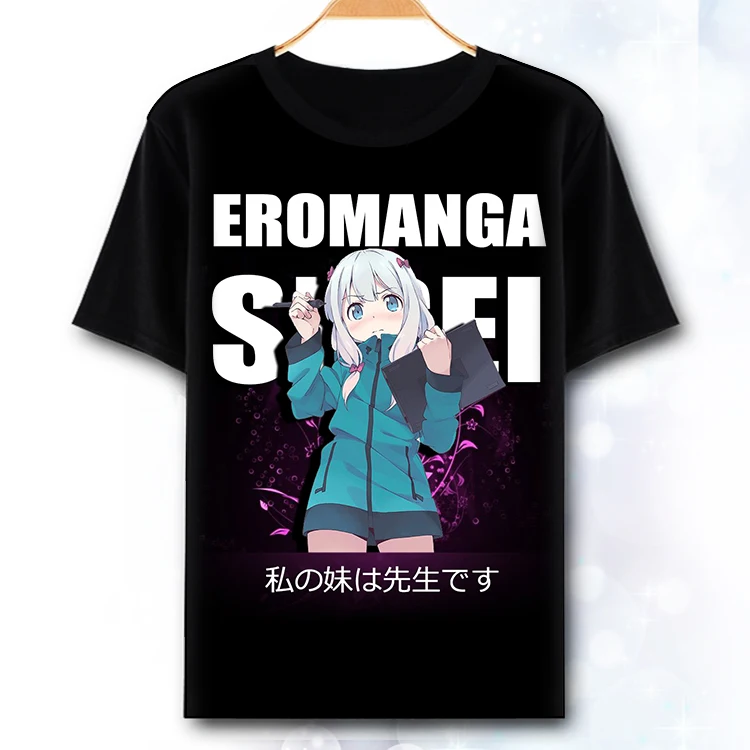 [XHTWCY] Новый Аниме &quotEromanga Sensei&quot Izumi Sagiri футболки с персонажами из аниме косплей