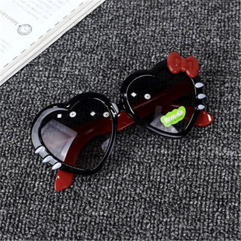 Модные детские солнцезащитные очки, милые детские очки принцессы Hello-Glasses высокого качества для мальчиков и девочек, очки кошачий глаз UV400