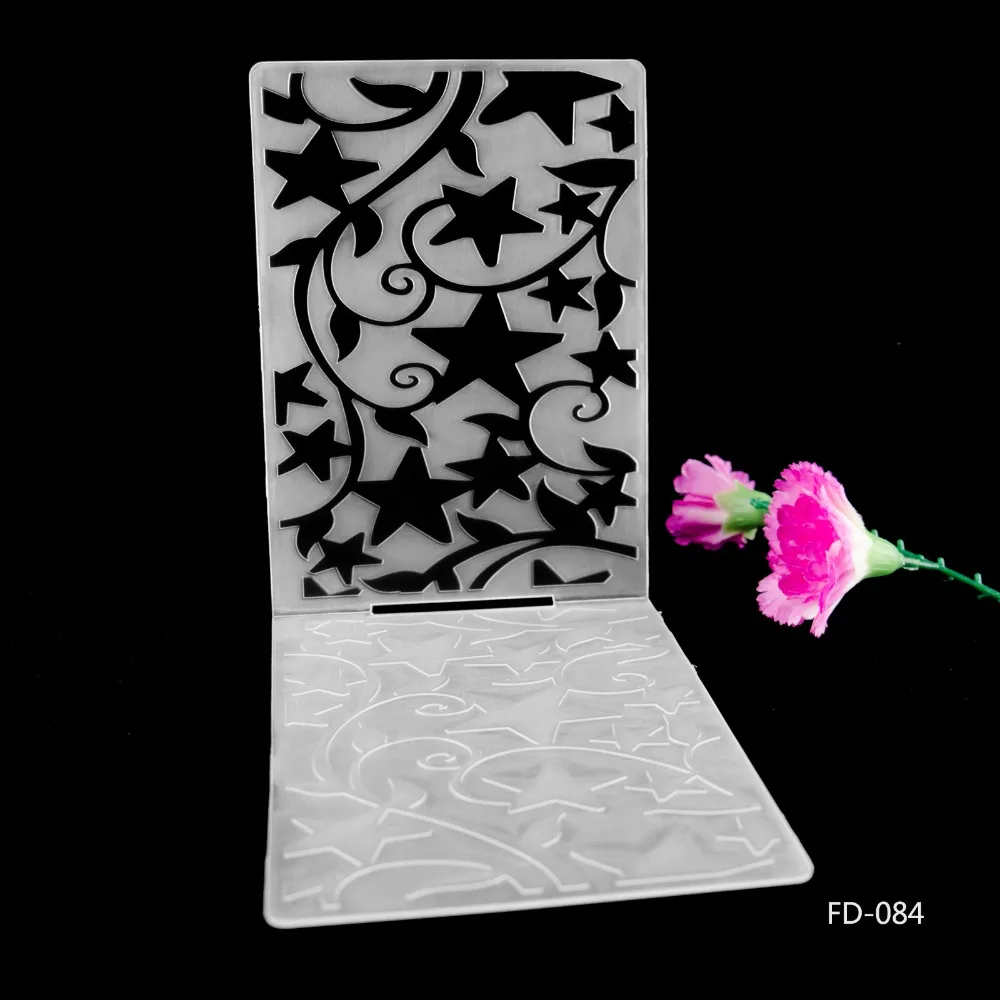 

2019 New Arrival Scrapbook Irregular Stars Design DIY Paper Cutting Dies Scrapbooking Plastic Embossing Folder