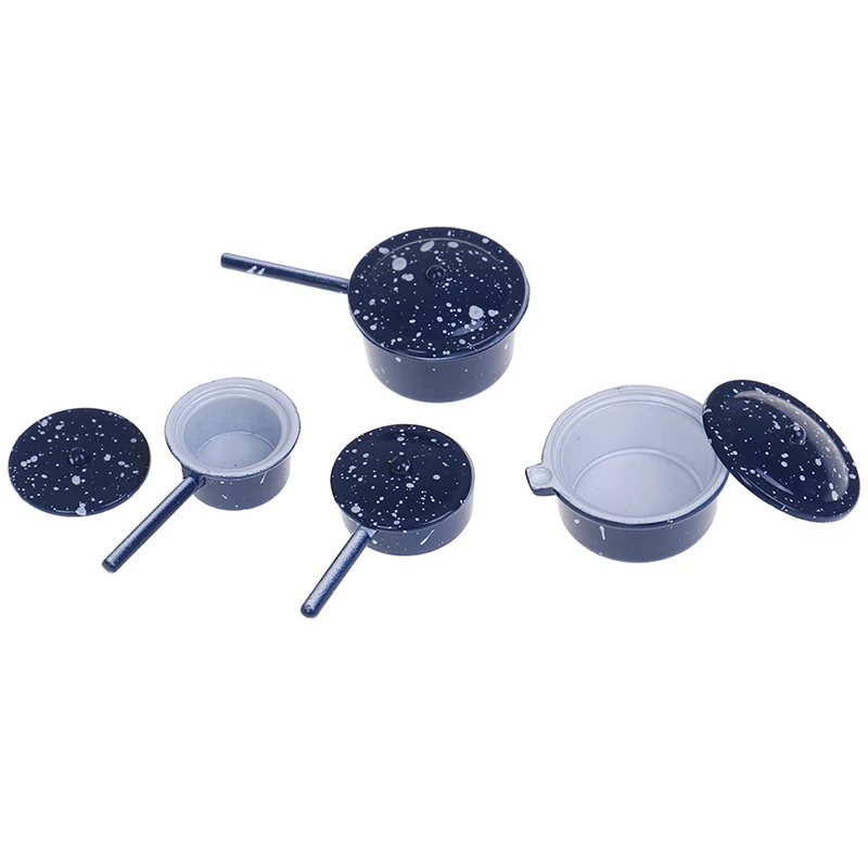 

Wholesale 1:12 Dollhouse Miniature Mini Blue Pot Bowl Accessories Kitchen Furniture Toy Collectible Gift