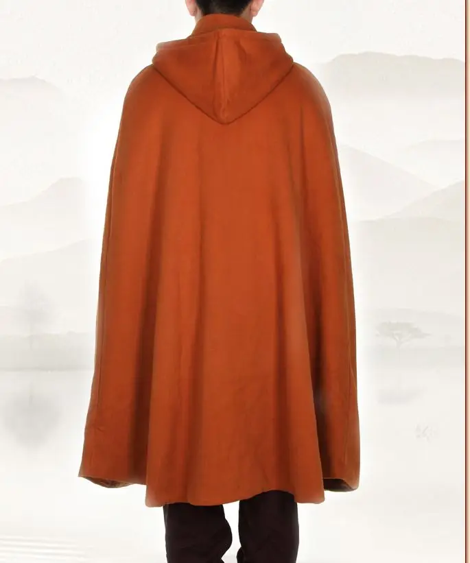 Унисекс 4 цвета дзен плащ для медитации теплый буддийский костюм монах халат