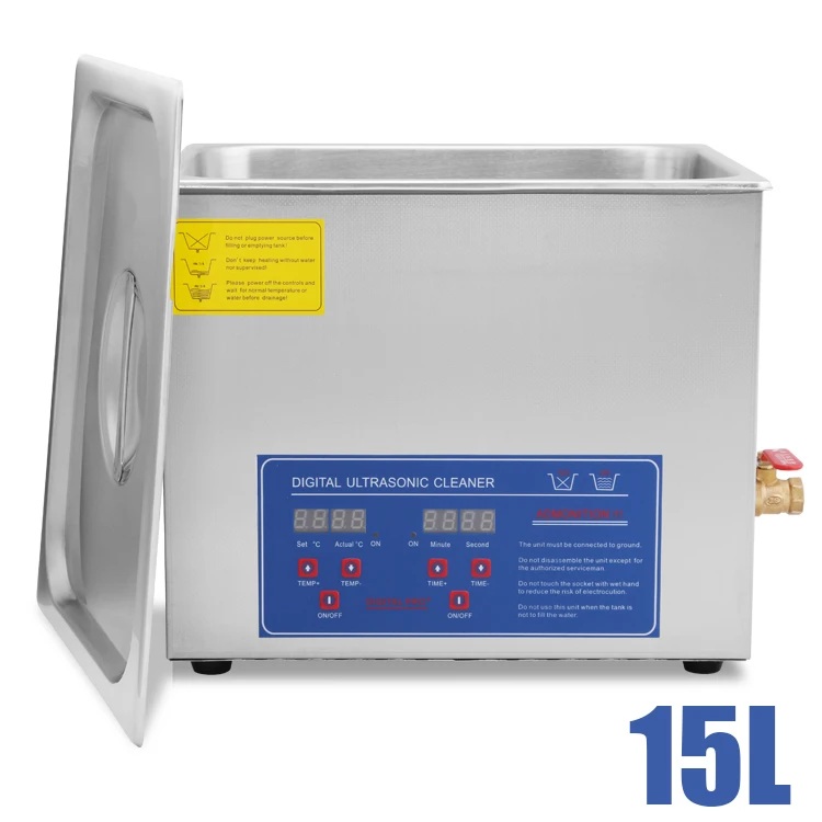 New 15L Pro Digital Ultrasonic Cleaner Cleaning Jewellery Bath w/ Heater Tank Timer Professional | Бытовая техника