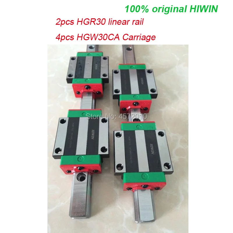 Линейная направляющая HIWIN HGR30 100% мм 800 850 900 950 + 4 шт. линейная каретка HGH30CA или HGW30CA 1000