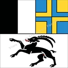 Швейцарский Флаг Graubunden 120x см (4x4 фута) г 100D полиэстер, высококачественный баннер с двойной строчкой, бесплатная доставка