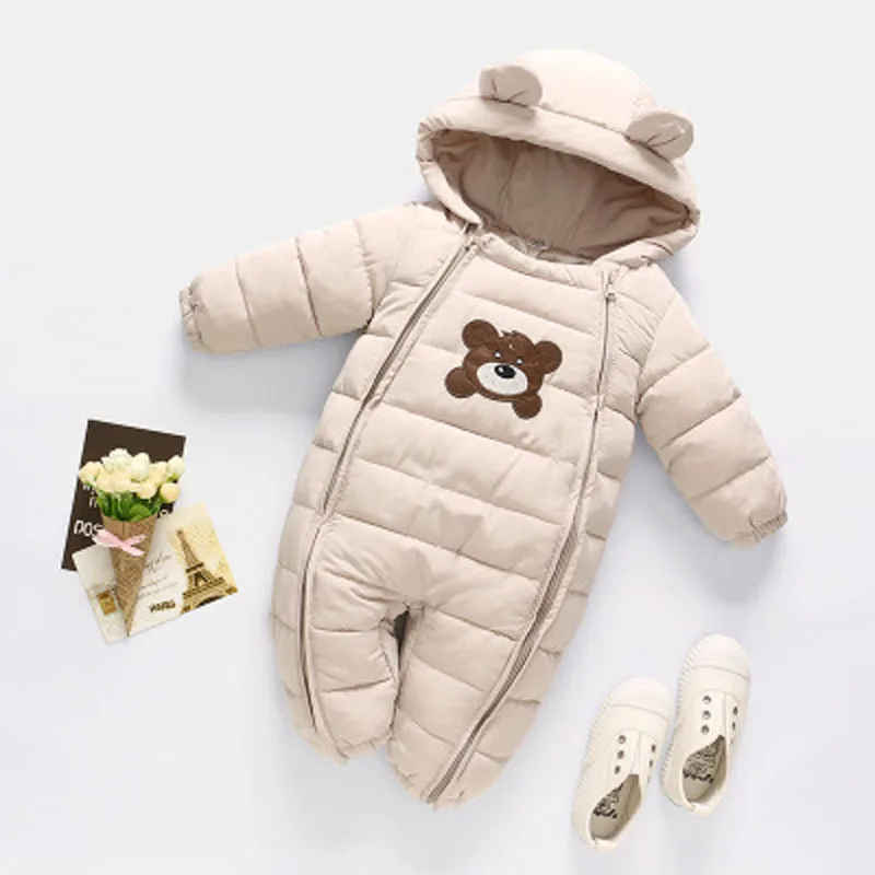 Baby Winter Clothes Outwear Boy Girl Thick Warm Duck Down Snowsuit Cute Hooded Suit Animal Style | Детская одежда и обувь