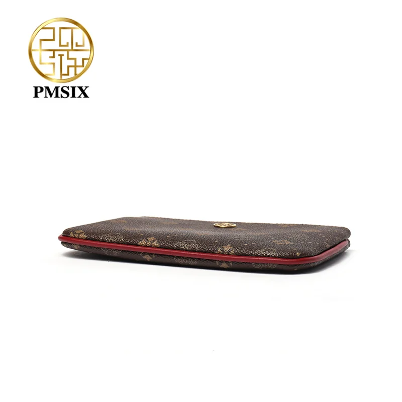 Кошелек PMSIX Женский вместительный с простой печатью из ПВХ мобильный телефон |