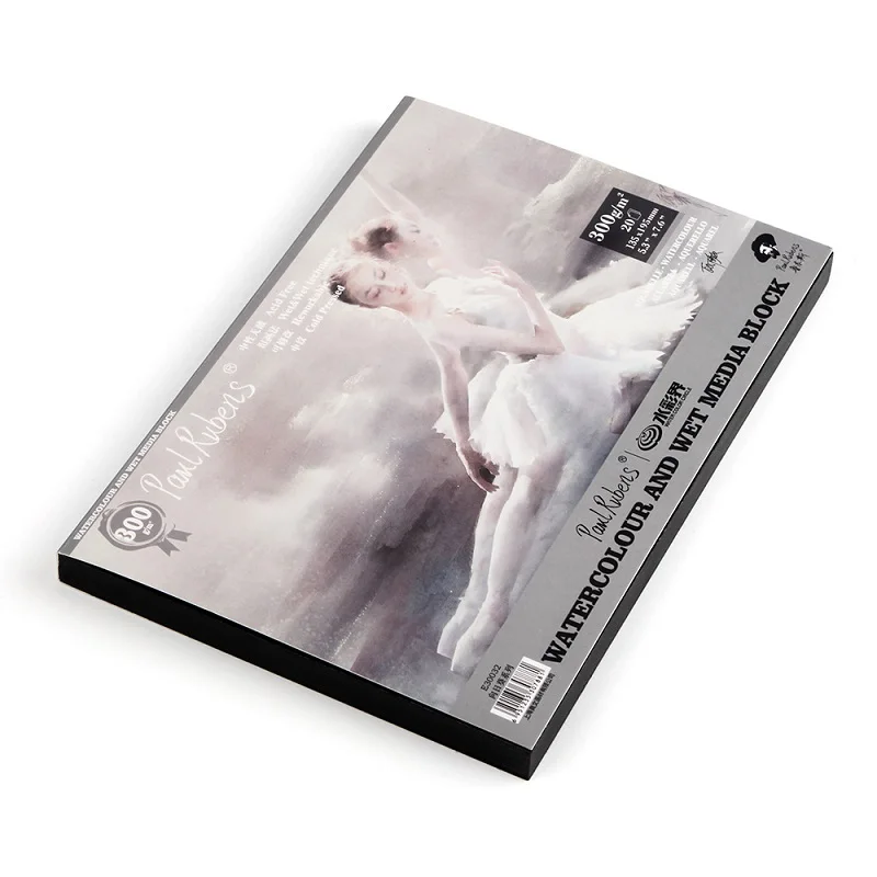 SET 2 (32K) Paul Rubens 300GSM акварельный бумажный блок 50% хлопок тряпичный художественный качественный кислотный свободный холодный прессованный бумажный коврик - Цвет: SET 2 (32K)