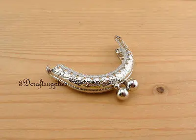 Металлическая оправа сумка для шитья металлическая 6 5 см серебристый цвет A25|purse