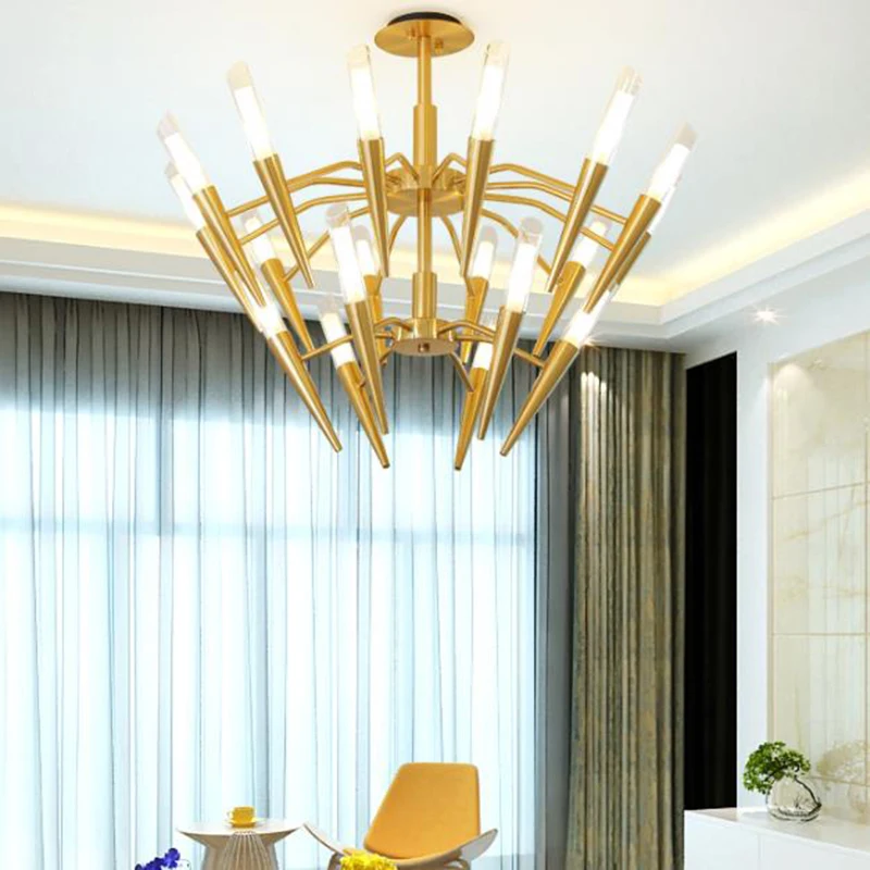 Современный светодиодный Люстра Свет Современная железная подвеска свет бар