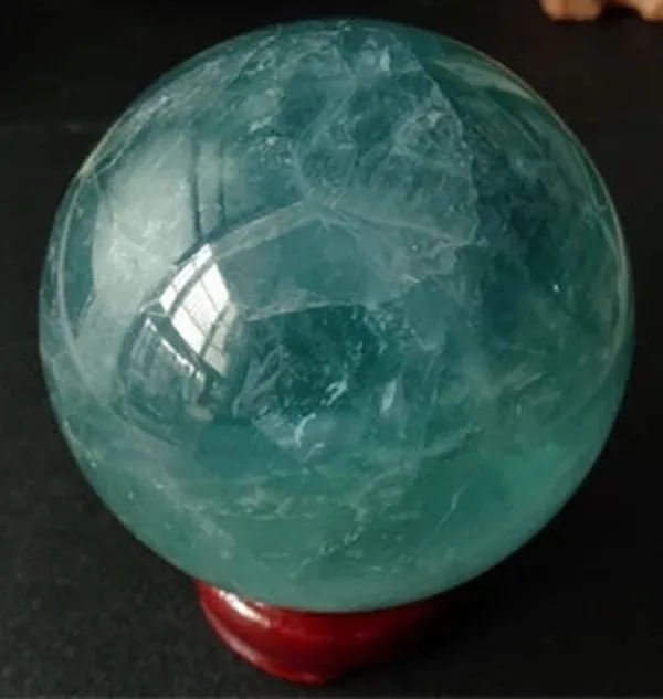 3.56LB Natural fluorite sphere rock quartz crystal ball healing natural stones and minerals | Дом и сад