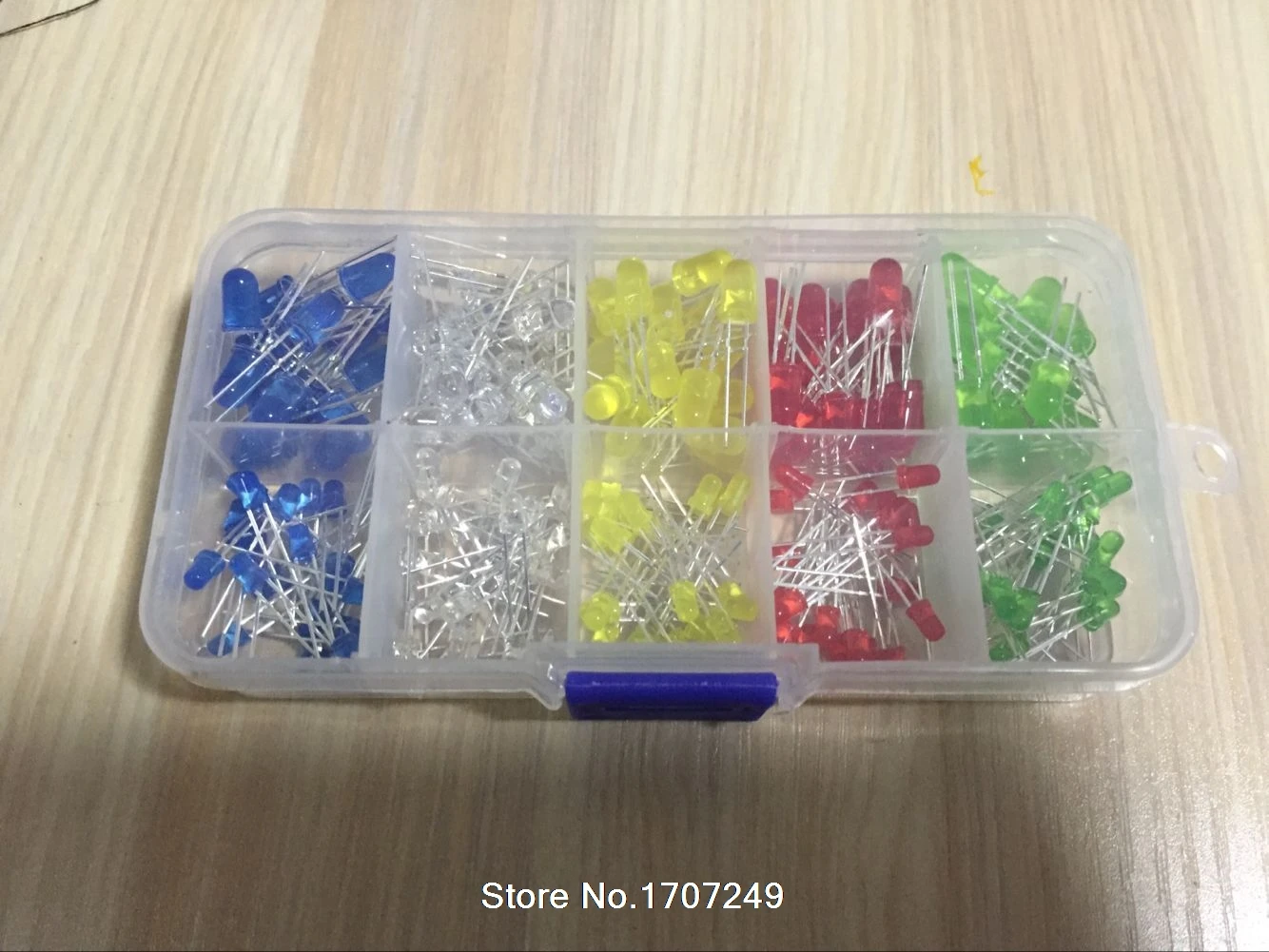 200 шт. 3 мм 5 Светодиодная лампа белый желтый красный синий зеленый смешанный цвет