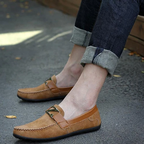 2015 Men Loafer Shoes Trendy Suede 