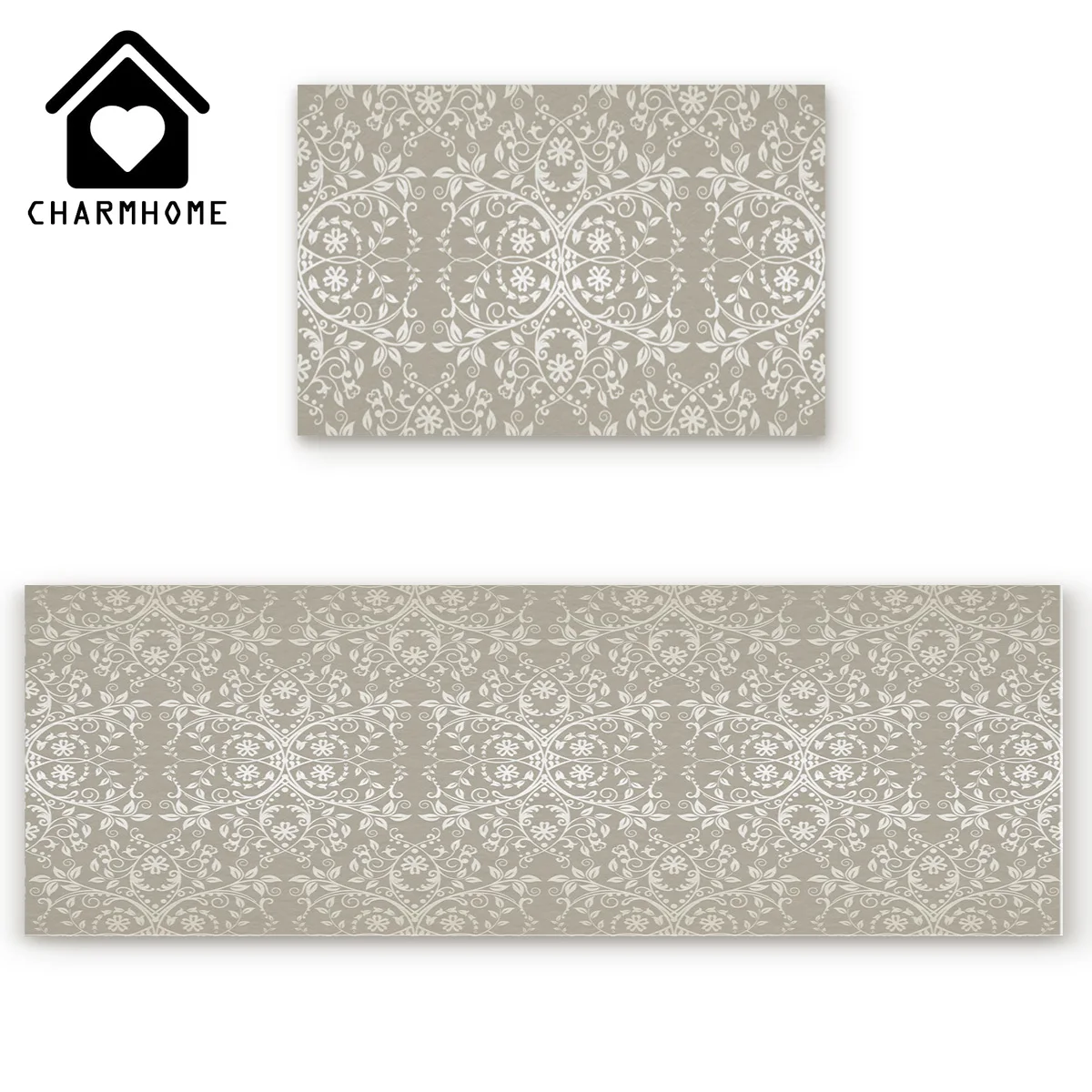 CHARMHOME 2 шт./компл. "Виноградная лоза" Винтаж длинные Кухня коврик для ванной ковры коврики домашний коврик для входа Спальня Гостиная ковер
