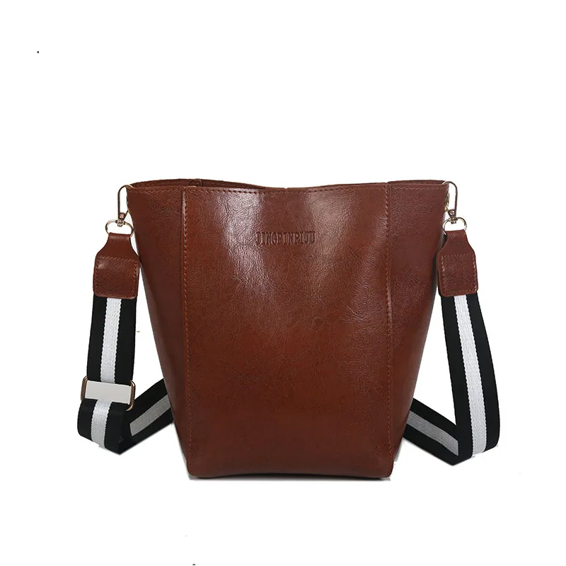 Женская сумка с красочным ремешком мешок женские сумки на плечо из искусственной