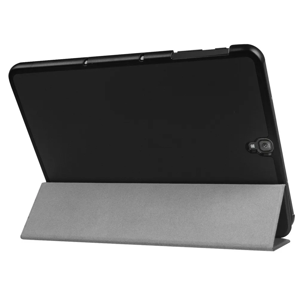 Кожаный чехол для Samsung Tab s3 9 7 дюймовый планшета оболочка смарт подставка с авто