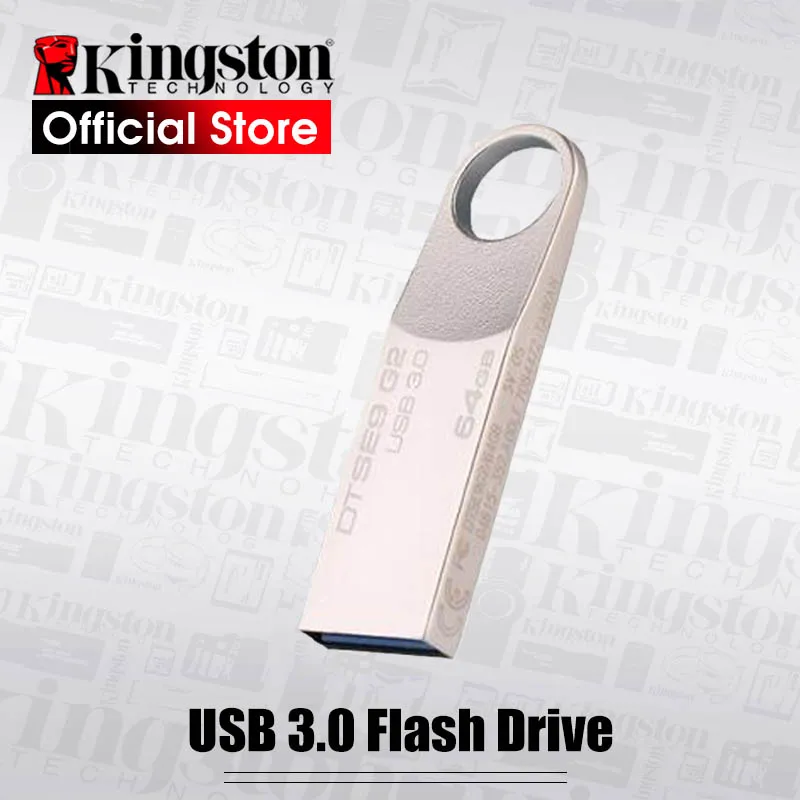 Kingston USB 64 ГБ DataTraveler USB флеш-накопитель 3,0 32 Гб 128 Гб 16 Гб 8 Гб флешки U Stick DTSE9G2 флеш-накопитель металлическая флеш-память
