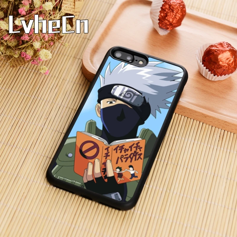 LvheCn персонаж аниме Наруто Какаши Хатаке чехол для телефона iPhone 5 6 6s 7 8 plus X XR XS max 11