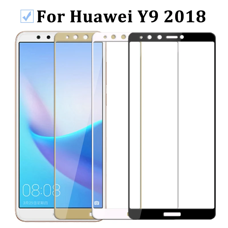Стекло для Huawei Y 9 2018 Защитное стекло Y9 9Y на honor Huawie Huawey Huawai Huavie Защитная закаленная