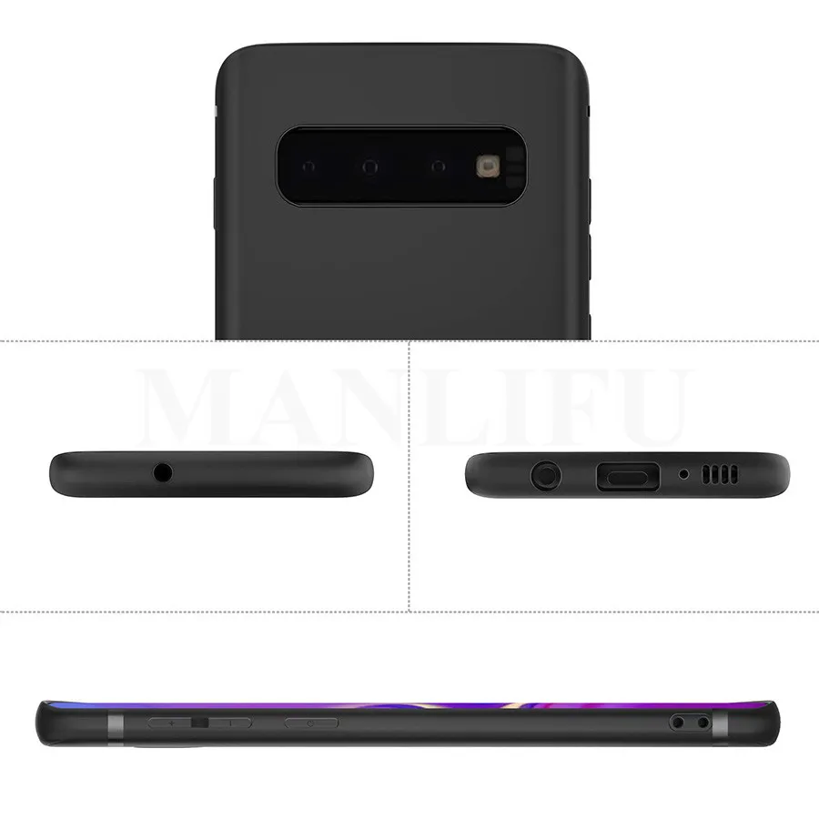 Мягкий силиконовый черный тонкий мягкий ультра Slim Fit матовая гибкий TPU чехол для