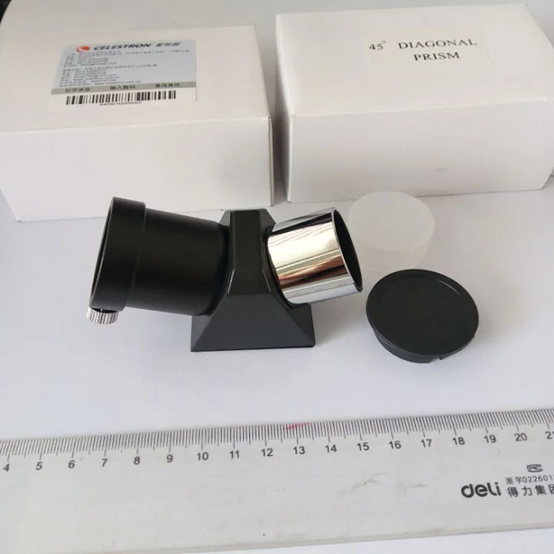 Celestron для металлического 45 полного Призма зенитал зеркало 1,25 31,7 мм астрономический телескоп адаптер 1,25 ''45-градусный Призма окуляр