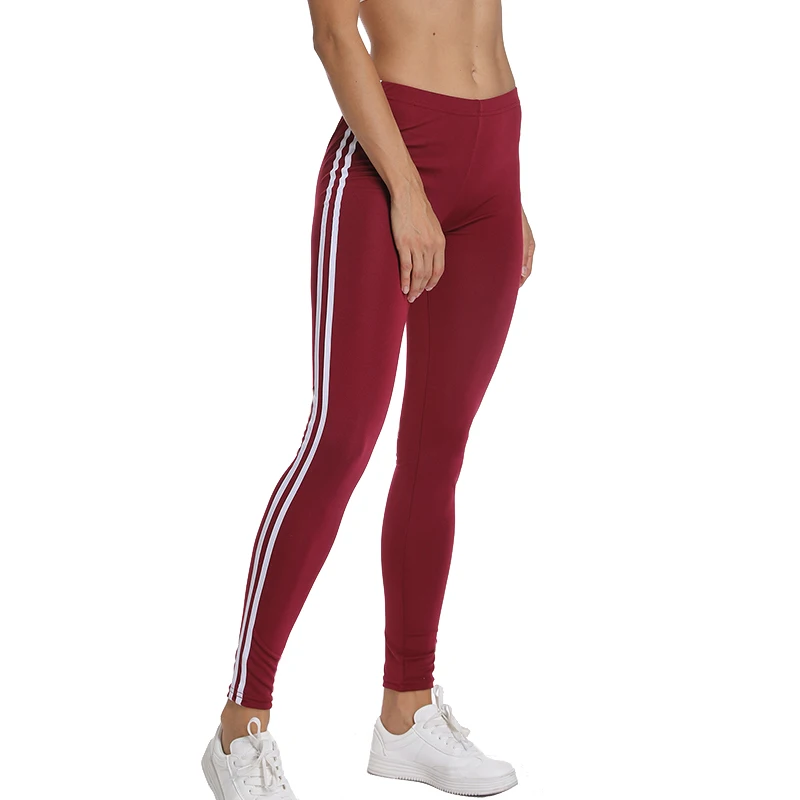 Fitness Female Leggings Polyester Ankle-Length Breathable Pants Leggins Women Standard Fold Push Up Leggin Prolong leg design