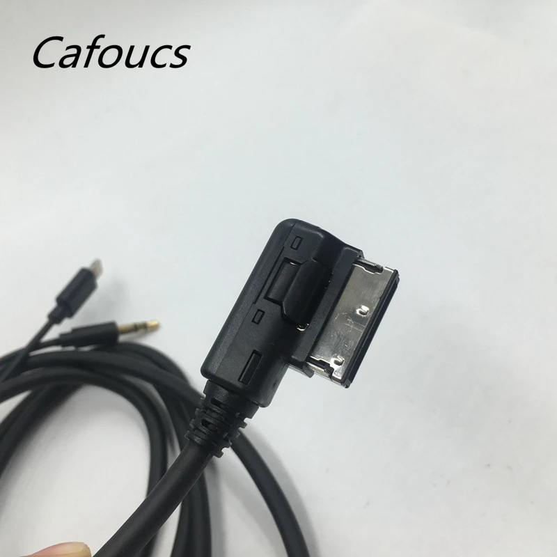 Cafoucs для MERCEDES BENZ MMI музыка Интерфейс AUX кабель 8 PIN адаптер Зарядка для iPod, iPhone 5 5S 6 6plus
