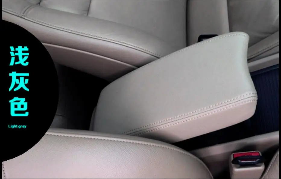 Высокое качество микроволокно кожа центр подлокотник Крышка для Honda Civic 8th 2004-2009 интерьер автомобиля обновление