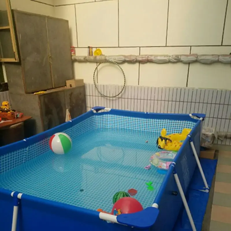 Intex Прямоугольные бассейны с металлической рамой без фильтровального