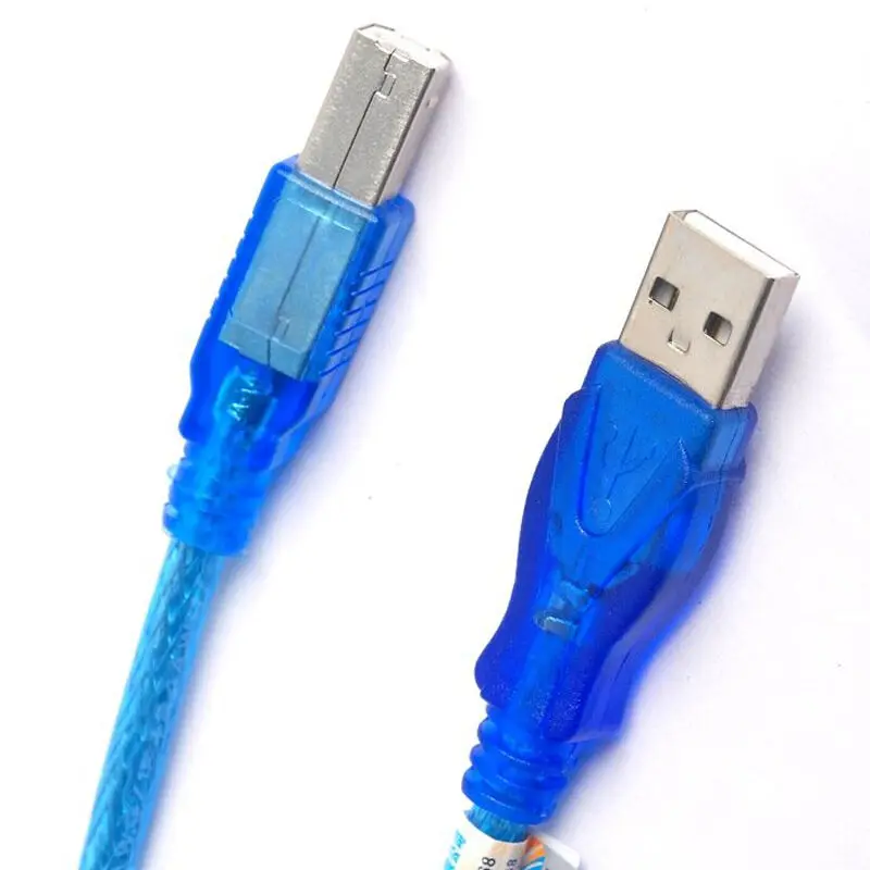 1 шт. синий 0 3 м USB 2 момме принтер сканер для печати высокоскоростной кабель Шнур