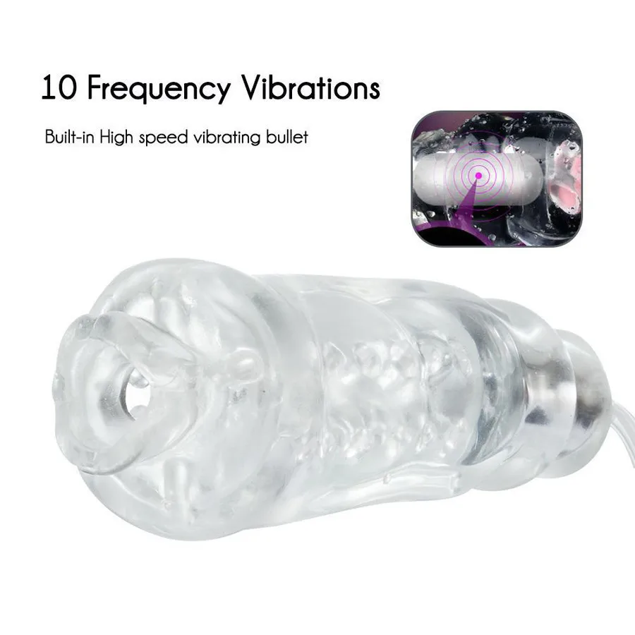 Blowjob Sex Toys For Men Suck Vibrating Oral Toy Silicone Electric Male Masturbator Products Masturbador shop | Красота и здоровье