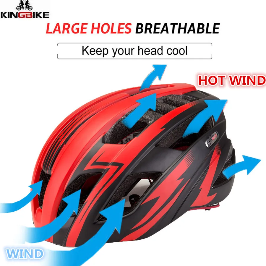 KINGBIKE Новый Сверхлегкий велосипедный шлем MTB дорожный для женщин и мужчин