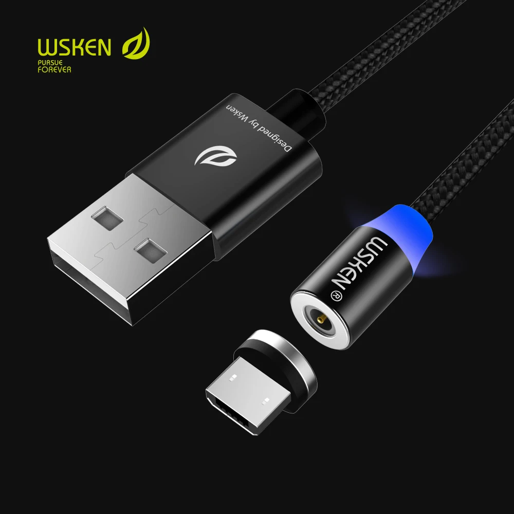 Micro USB/Тип C/IOS вилки Магнитный кабель Зарядное устройство для samsung Galaxy S9 S8 S7 Xiaomi