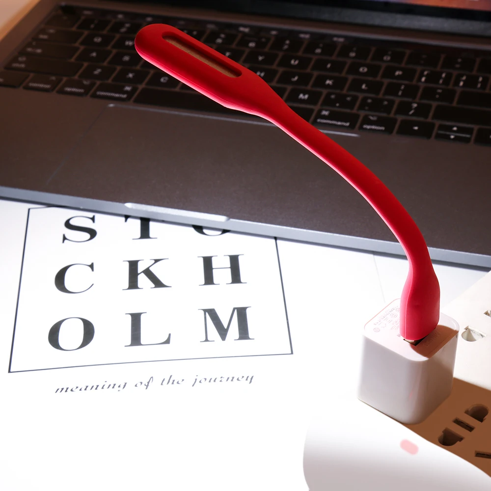 1 шт. Мини Портативный 2835SMD USB светодиодный светильник 5 в 1,2 Вт супер яркий книжный светильник лампа для чтения для внешнего аккумулятора ПК ноутбука