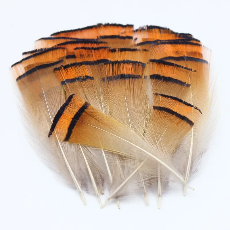 

100pcs Natural Pheasant Feather Chicken Feather Christmas wedding costumes hat earrings Decorative materials Feather YM-16
