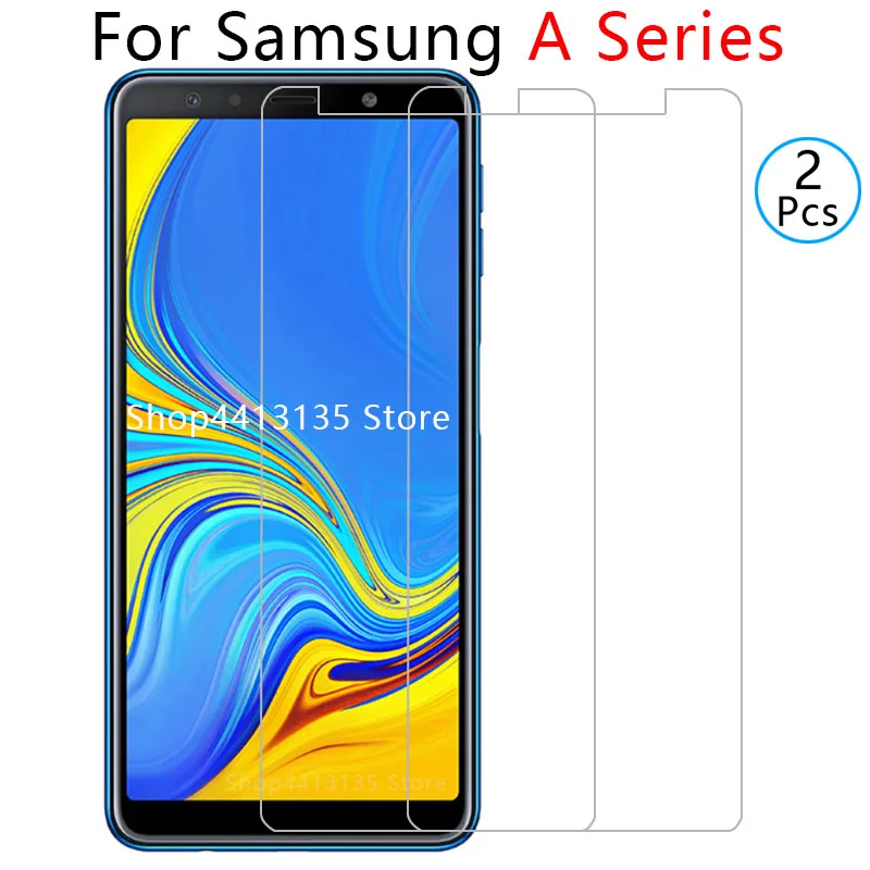 Чехол из закаленного стекла для телефона для samsung galaxy a3 a5 a7 a6 a8 plus a9 a7 чехол Etui защитную оболочку по аксессуары