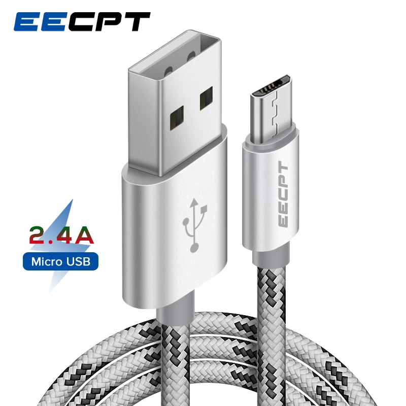 Кабель Micro USB EECPT для Samsung S7 S6 Xiaomi Redmi Note 5 кабель быстрой зарядки и передачи данных