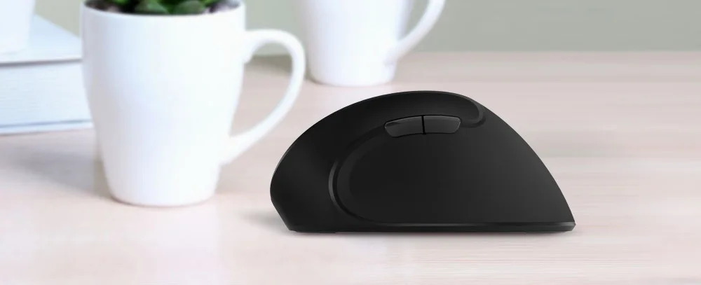 Delux M618se 2,4G беспроводная мышь эргономичная Вертикальная 6 кнопок 1600 точек/дюйм оптическая офисная компьютерная мышь игровая Foroverwatch Pc ноутбук