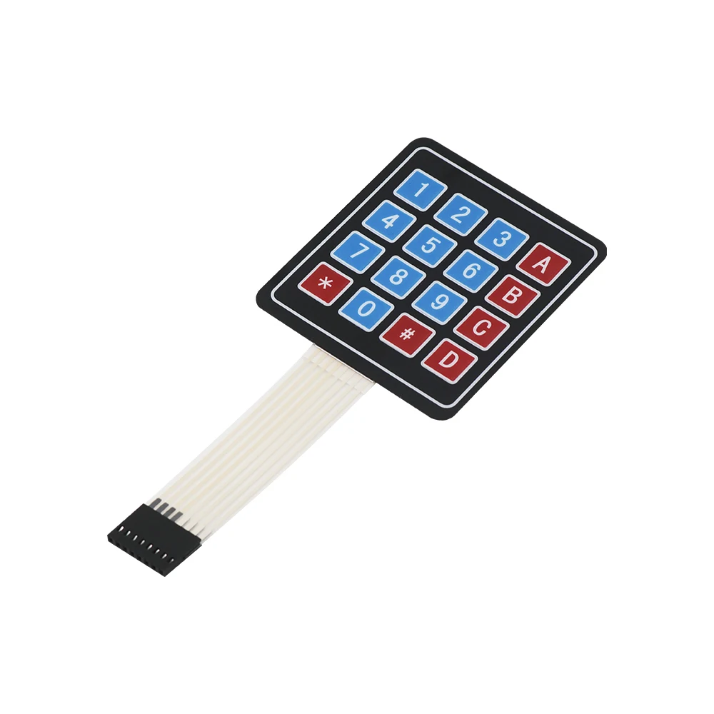 16 клавиш 4x4 мембранный переключатель клавиатуры 4*4 Матрица для Arduino DIY KIT |