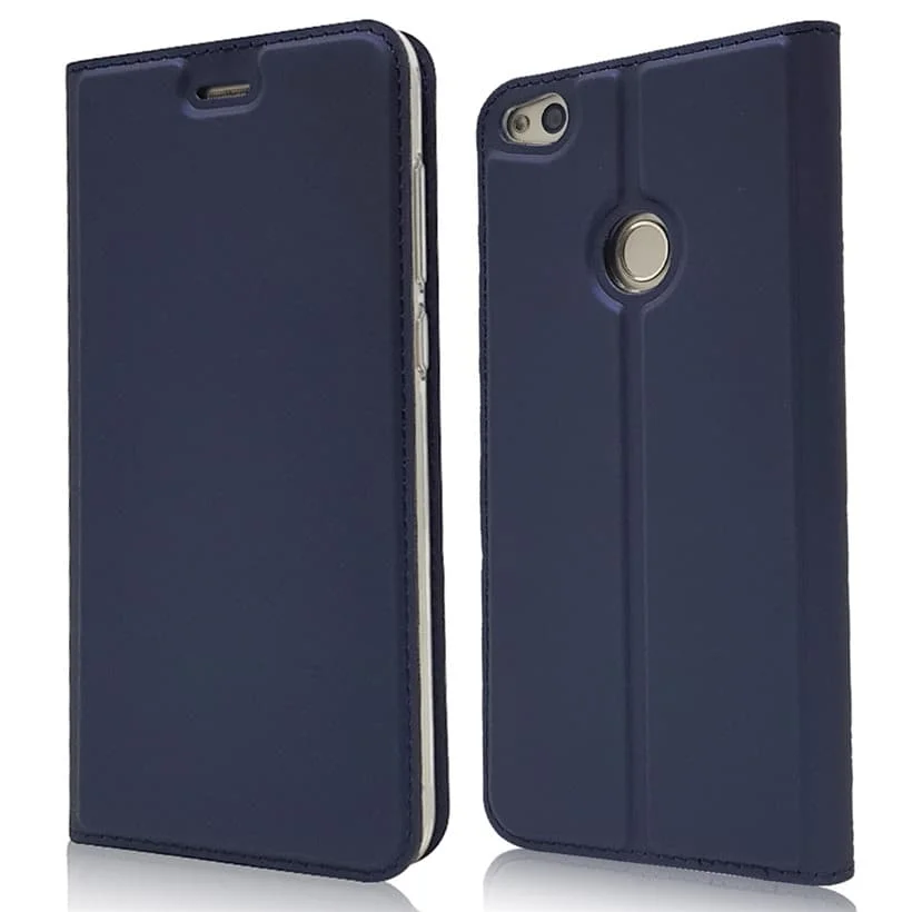 Кожаный чехол подставка Bosilang Skin Pro Series с отделением для карт Huawei P8 Lite (2017)|leather