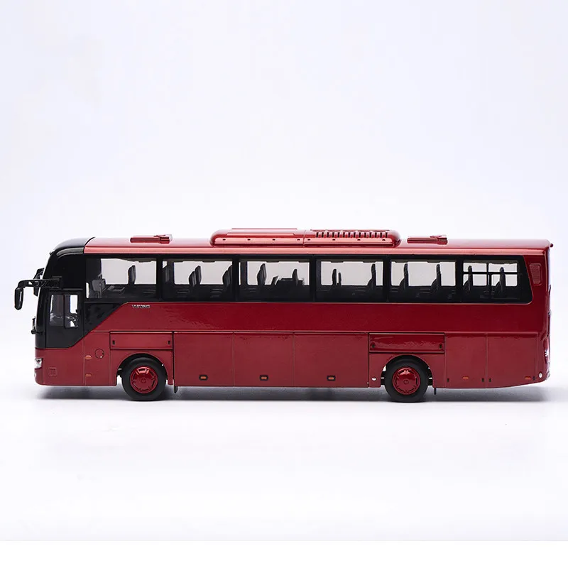 Красный Коллекционная модель из сплава, подарок, 1:42 весы,, Yutong ZK6122H9, двухэтажный автобус, транспорт, литье под давлением, игрушка, модель украшения - Цвет: Красный