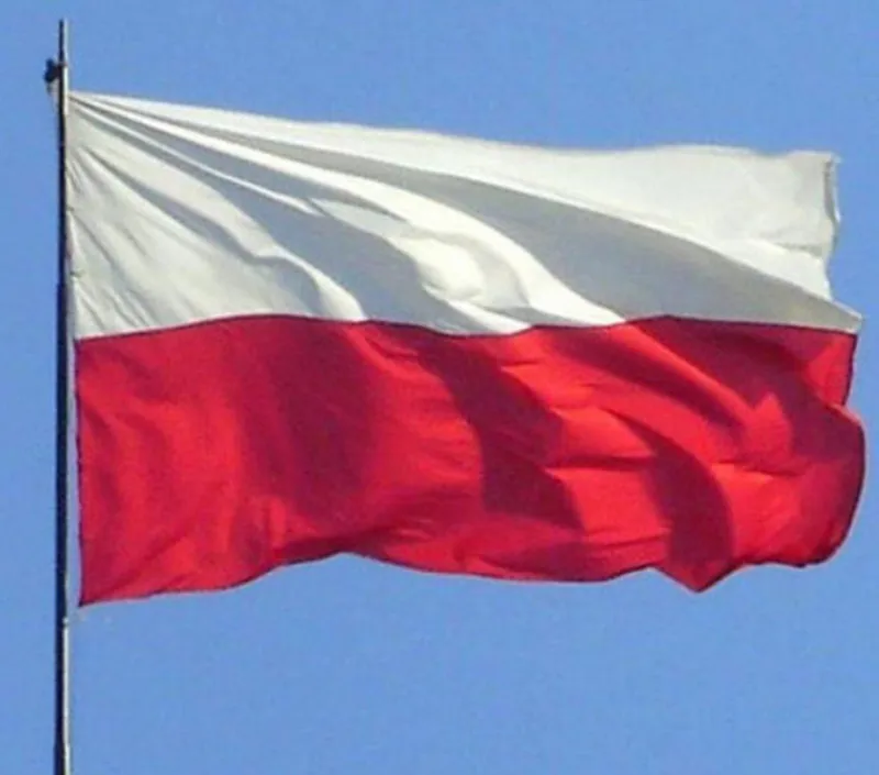 Флаг Польши с орлом 3x5 футов польский баннер герб оружия Национальный знак | Спорт