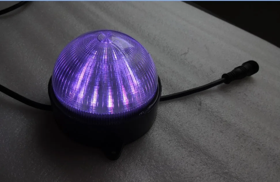 DC24V WS2811 круглый модуль пикселей 12 шт. 5050 SMD rgb led внутри 2 88 Вт IP68 Диаметр 100 мм Крышка
