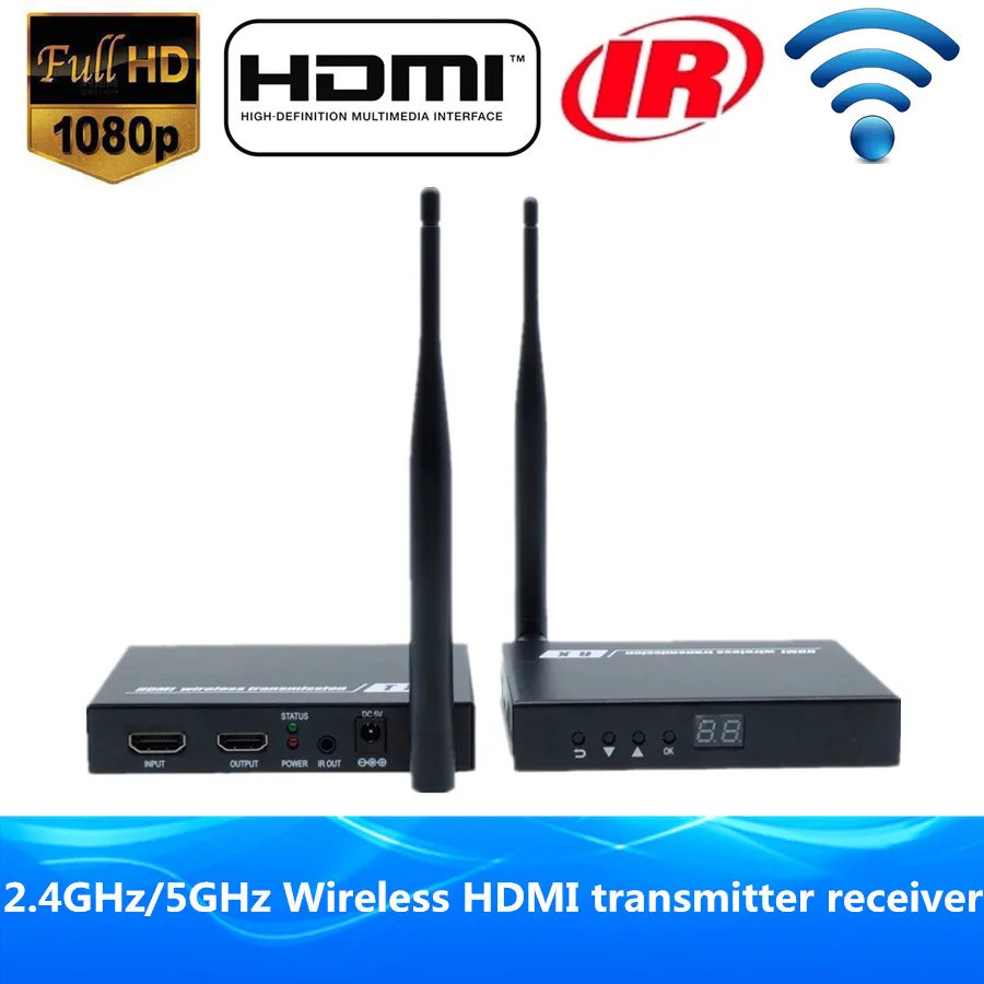200 футов беспроводной wifi + Петля выход ИК HDMI удлинитель 60 м 1080 P видео аудио