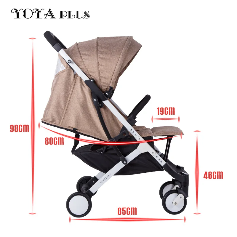 YOYA Plus Детские коляски Бесплатная доставка ультра легкий складной может сидеть