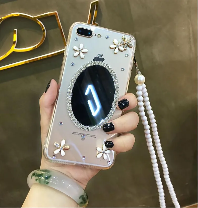 LaMaDiaa для Samsung Galaxy S10 S9 S8 Plus S7 S6 Edge Note 9 8 5 милый зеркальный мягкий чехол телефона с