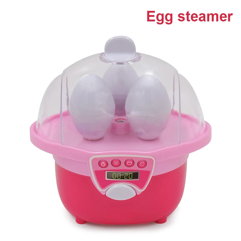 Egg steamer Мини-игрушки для кухни, ролевые игры, игрушки для девочек, Детский Светильник, звуковое моделирование, домашняя бытовая техника, кухонные принадлежности, Обучающие - Цвет: Egg steamer
