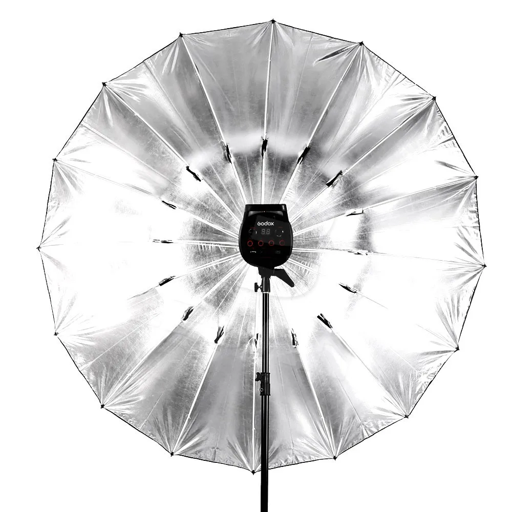 Godox Pro 16-rib, 6" черный и серебристый светоотражающий параболический осветительный зонтик